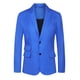 thumbnail image 5 of CHAQUETA DE TRAJE CLÁSICA INSPIRE CHIC para Hombre, Sastre de Un Solo Botón, Oficina, Trabajo, Formal, Abrigo Deportivo, Azul M, 5 of 6