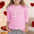 thumbnail image 2 of gcong Toddler Girl Tops 4t Girls' Short-Sleeve Shirts and Tops Round Neck, Graphic Tees for Girls 10-12 14-16 Girls Clothes, 2 of 3