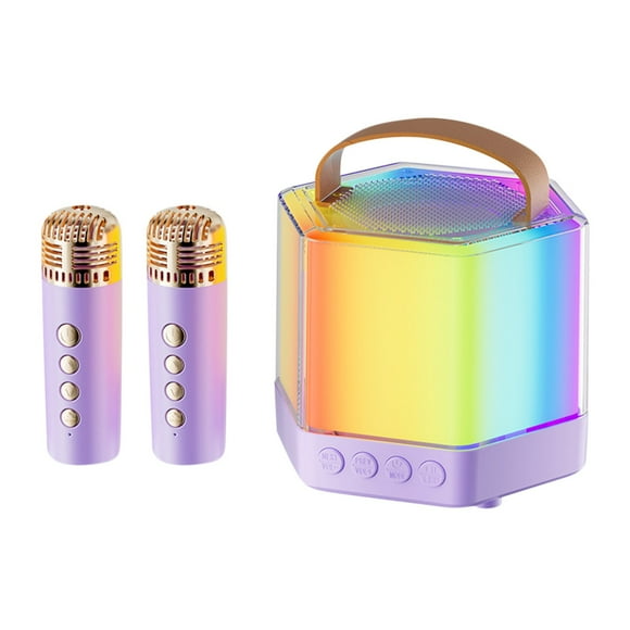 Wal&mart Deals SEMPAI Microphone Microphone Audio Bluetooth Wireless Small Speaker Children's Family Karaoke Summer Savings Labour Day