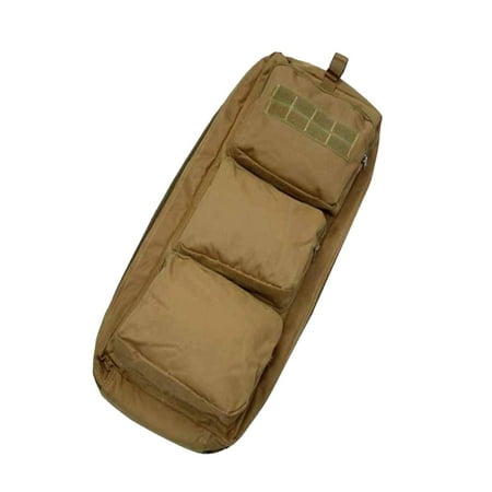 TTETTZ Mens Sports Chest Bag Lightweight Shoulder Backpack Fishing Tackle Bag Chest Crossbody Bag Multipurpose Waterproof for Sports Khaki