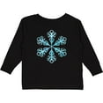 thumbnail image 3 of Inktastic Icy Blue Winter Snowflake Boys or Girls Long Sleeve Toddler T-Shirt, 3 of 5