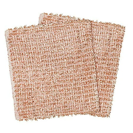 REDECKER Copper Cleaning Cloth, Set of 2, Durable and Non-Abrasive ...