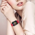 thumbnail image 6 of Stretchy Braided Loop Compatible with Apple Watch Bands 44mm 40mm 41mm 45mm 38mm 42mm 49mm Women Men, Solace Elastics Stretch Nylon Sport Strap Wristband for iWatch Bands Series 9 8 7 6 5 4 3 2 1 SE, 6 of 9