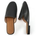 thumbnail image 4 of Atoshopce Mules for Women Round Toe Slip On Flat Mules Summer Shoes for Women, 4 of 5