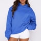 thumbnail image 1 of Sudadera Jersey básico informal con hombros caídos para mujer, jersey de talla grande, atuendo diario sencillo Ygjytge Azul T XL para Mujer, 1 of 5