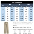 thumbnail image 2 of Men's Casual Plaid Print Stretch Waist Drawstring Straight Leg Pants Light Gray S, 2 of 7