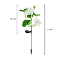 thumbnail image 4 of Xihbxyly Luces de Flores para Decoración de Jardín Al Aire Libre, Impermeables, con Energía Solar, Elegante Diseño Floral, Perfectas para Patio, Césped y Caminos, Fácil Instalación, Juego de 2 Piezas, 4 of 7