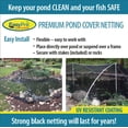 thumbnail image 5 of EasyPro NR201F 3/8" Premium Pond Cover Polyethylene Woven Netting / 20' x 100' - Boxed, 5 of 6