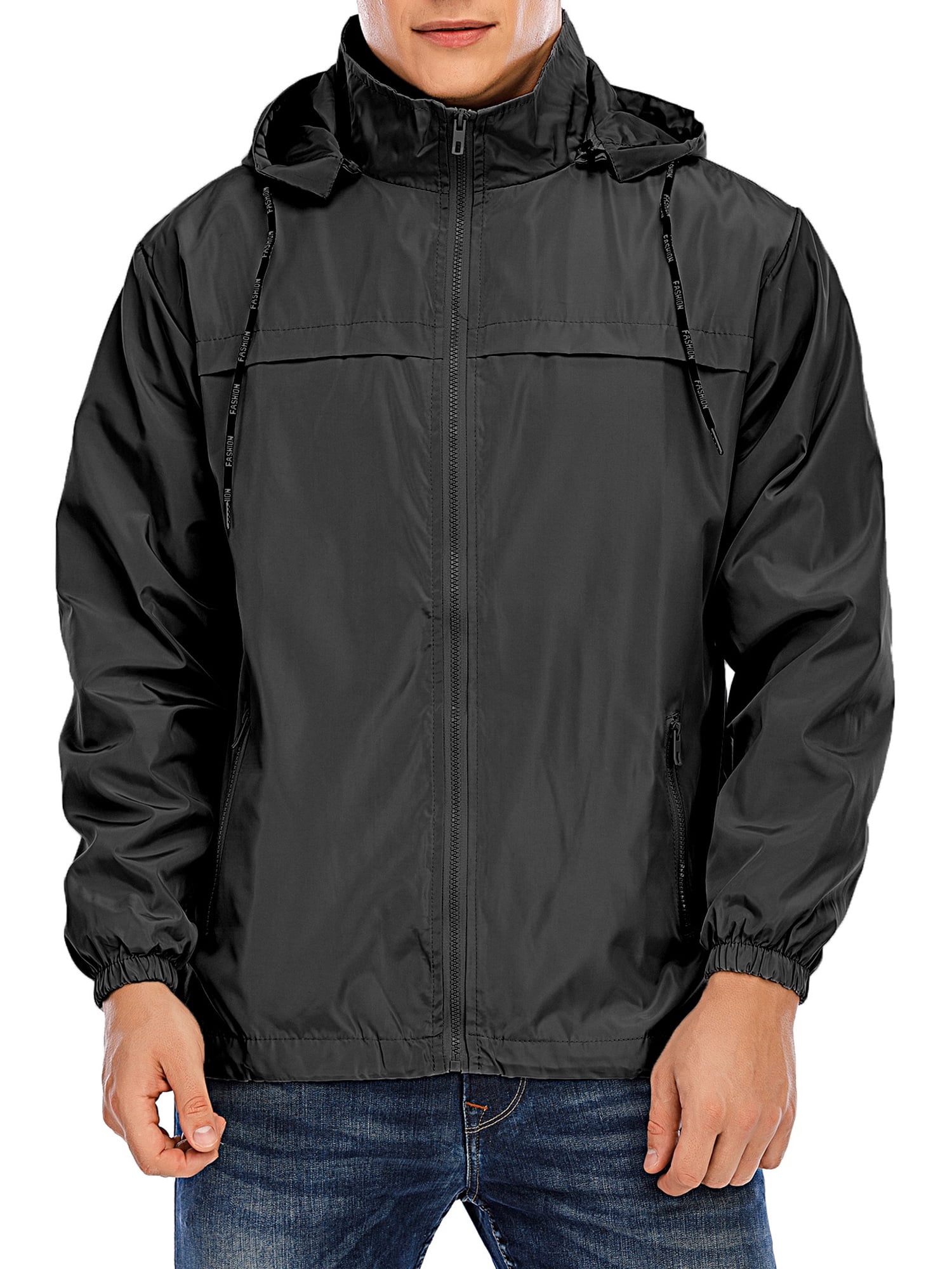 LELINTA Men's Outdoor Lightweight Jacket Windbreaker Packable Jacket ...