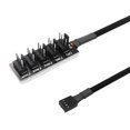 thumbnail image 1 of 40cm 1 to 5 4-Pin PWM Fan CPU HUB Splitter PC Case Cooler Power Adapter, 1 of 6