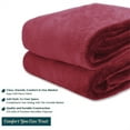 Throw Blanket for Sofa Couch Bed, Wind Red Twin Size Fleece Blanket