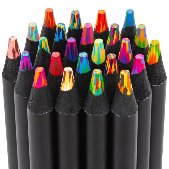 Lápices de colores Yangmei 24 colores arcoíris para arte