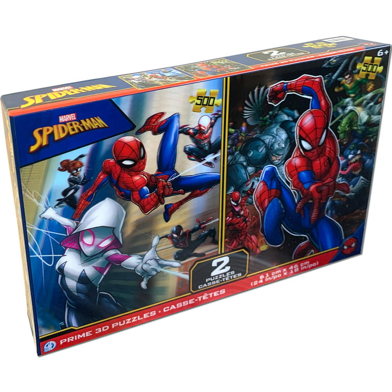 Marvel Value Pack 3D Puzzle 300pc - Spiderman - Grandpas Toys Geraldine