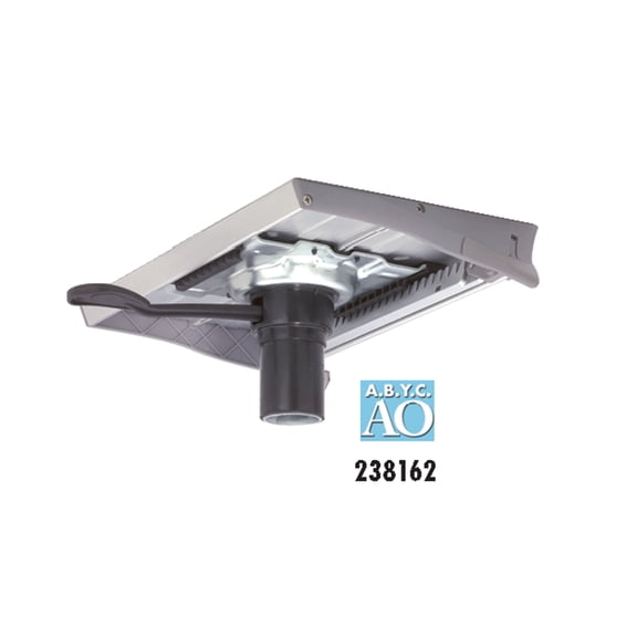 Attwood 238162-1 238 Series Seat Mount - Plated Steel, Right Handle, 3'° Tilt