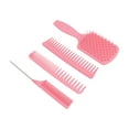 thumbnail image 6 of Sarapandan 4-Piece Detangler for Long, Thick Hair, Styling Tool in Pink Gift Box Professional Hair Comb Set for Men & Women, 6 of 8