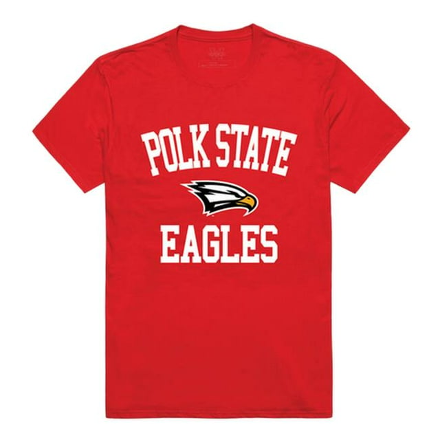 W Republic 539-362-RED-02 Polk State College Arch T-Shirt, Red - Medium