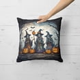 thumbnail image 2 of Witches Spooky Halloween Fabric Decorative Pillow 18 in x 18 in, 2 of 5
