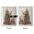 thumbnail image 2 of Leather Notebook with Pen Holder Writing Notepad Includes 100 Pages Lined Journal Cow and Christmas Gifts, 2 of 6