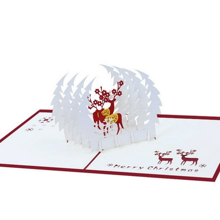 Quotations About Christmas Cards Details about 3D Pop Up Card Christmas Greeting Baby Gift Holiday Happy New ()