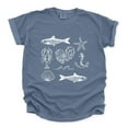 thumbnail image 3 of Fisherman Collage - Women's Garment Dyed Graphic T-Shirt, 3 of 12