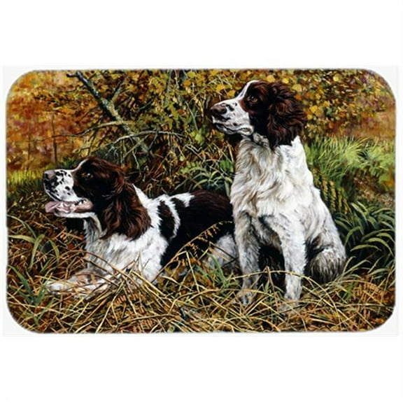 Two Springer Spaniels in the Grasses Mouse Pad, Hot Pad or Trivet