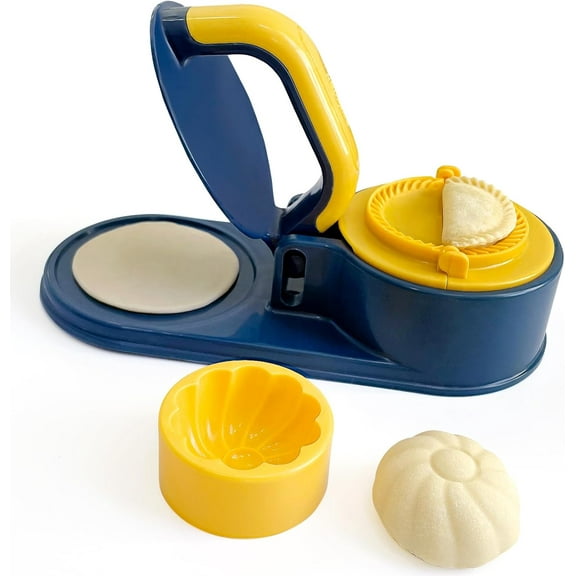 3 in 1 Dumpling Maker Machine, Dough Presser Dumpling Press Wrapper, Home DIY Dumpling Bao Bun Empanada Mold Making Tool 