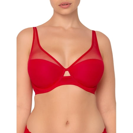 

Smart & Sexy Women s Mesh Plunge Bra Style SA1389