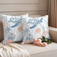 thumbnail image 2 of Ocean Sea Turtle Outdoor Waterproof Pillow Covers, Summer Coastal Beach Starfish Corals Decorative Square Throw Pillowcase Sofa Cushion Sham for Patio/Couch/Chair, 24"x24" 2 Pack, 2 of 8