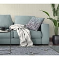 thumbnail image 6 of Leafy Peacock Circles Throw Pillow with Removable Cover in Blue 16x16, 6 of 6
