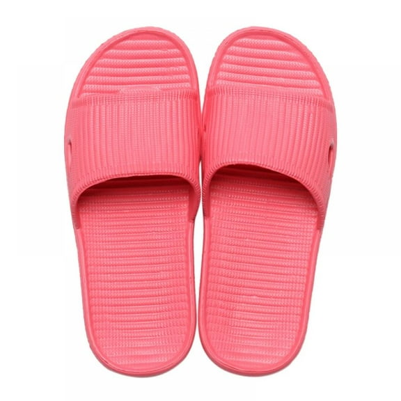 Striped non-slip bathroom bathing couple sandals and slippers, pedal slippers, house Muller soft foam soles, swimming pool shoes, bathroom water ski shoes women and men