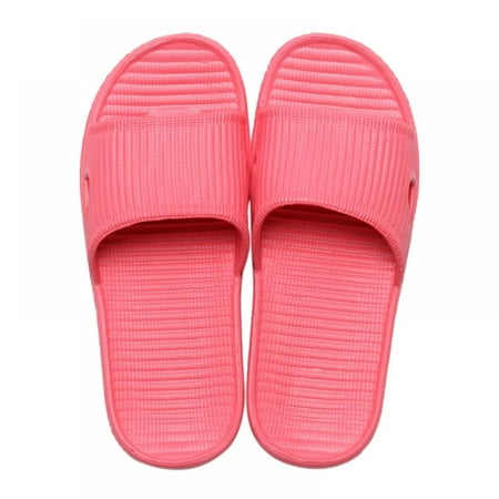 

Unisex Slip On Slippers Women S/Men S Non-Slip Lightweight Flat Sandals Shower Sandals Indoor Home Garden Bathroom Poolside Soft Slippers Shoes