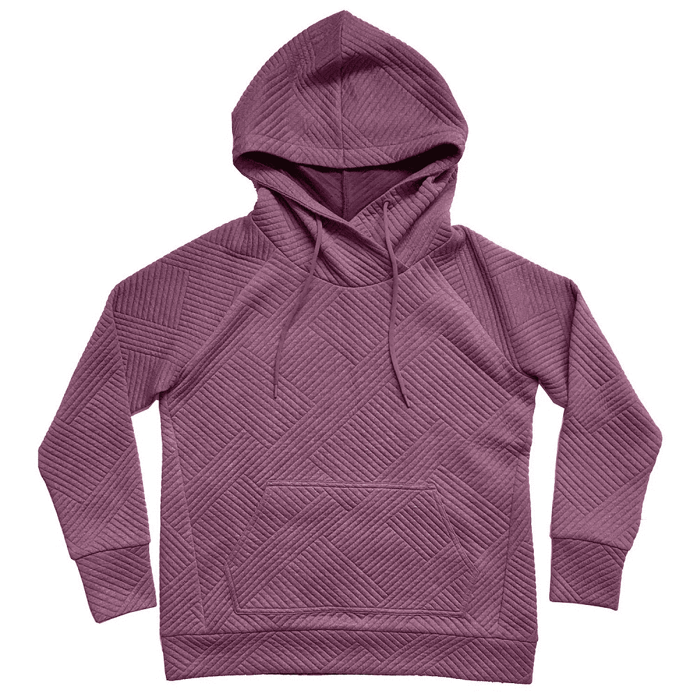 Green Tea Women's Quilted Pullover In 