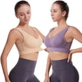 thumbnail image 3 of Ropa interior deportiva de malla hueca para mujer, chaleco a prueba de golpes, sujetador para correr, yoga y fitness, hermosa espalda fruncida, talla grande, 3 of 6