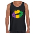 thumbnail image 1 of Mardi Gras Tank Top for Men Festive Carnival Lips Carnaval 2021 Men's Tanks New Orleans Souvenirs, 1 of 4