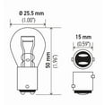 thumbnail image 5 of HELLA 7528TB Bulb 7528 12V 21/5W Bay15D S8 (2), 5 of 8