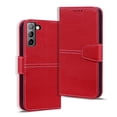 thumbnail image 6 of TECH CIRCLE Compatible For Samsung Galaxy S22 Plus Multi-functional Case,PU Leather Flip Wallet Magnetic Shockproof Stand Cover with Wrist Strap.For Samsung Galaxy S22 Plus,Red, 6 of 11