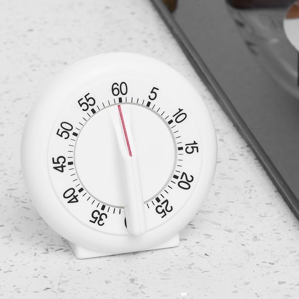 Contador mecánico, temporizador de forma redonda de 60 minutos Temporizador mecánico Rendimiento de primer nivel