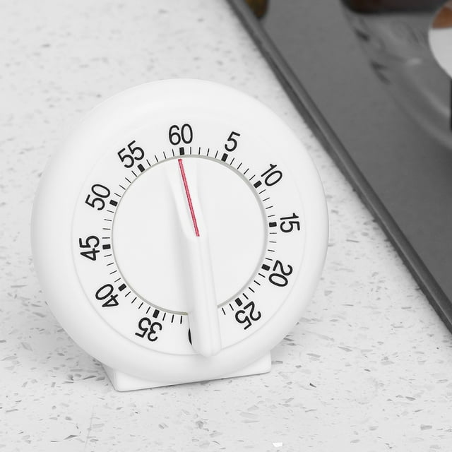 Contador mecánico, temporizador de forma redonda de 60 minutos Temporizador mecánico Rendimiento de primer nivel