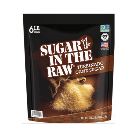 Sugar in the Raw Turbinado Cane Sugar, 6 lbs - Turbinado Cane Sugar, Sugar in the Raw, Natural Sweetener