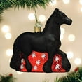 thumbnail image 2 of Old World Christmas Blown Glass Ornament for Christmas Tree, Friesian Horse, 2 of 5