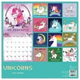thumbnail image 2 of 2020 Unicorns Wall Calendar, 2 of 5