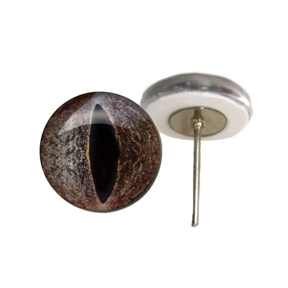 Diamondback Rattlesnake Glass Eyes on Wire Pin Posts