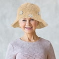 thumbnail image 5 of KAJNBN Large Brim Bucket Hat Chic Fisherman Hat for Women Sun Protection Beach Party Head Circumference 54-58cm 1Pcs, 5 of 8