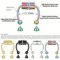 thumbnail image 2 of LAURITAMI 16Pcs Fake Nose Rings Fake Septum Nose Ring Horseshoe For Women Men Stainless Steel, 2 of 3