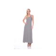 thumbnail image 1 of White Mark Robe Maxi Sans Dos à Rayures Universelle 1388-Black-M-L - Noir - L - Large, 1 of 1