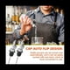 thumbnail image 4 of 12 Vertedores de de Licor de Acero Inoxidable, Boquilla de con Tapa AutomáTica para Alcohol para Aproximadamente 3/4 Pulgadas de Boca de Botella Plateada, 4 of 5
