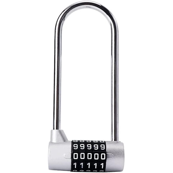 2.75 Inch Beams Lock Cabinet Door Password Gym 5 Solid Combination Lock Resettable Zinc Alloy