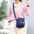 thumbnail image 4 of Hukapapa 2023 nuevo estilo bolso de tela bolso de mensajero pequeño para mujer bolso de hombro para mujer azul, 4 of 5