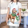 thumbnail image 4 of Hello Winter Rhodesian Ridgeback Frosty Morning Walk Welcome Snowy Christmas Apron Ridgebacks Dog Lover Gifts for Cooking Grilling Baking Painting Gardening - 02018, 4 of 5