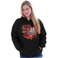 thumbnail image 3 of Ohio Buckeye State Athlete Fan Smurfs Hoodie Sweatshirt Women Men Brisco Brands S, 3 of 6